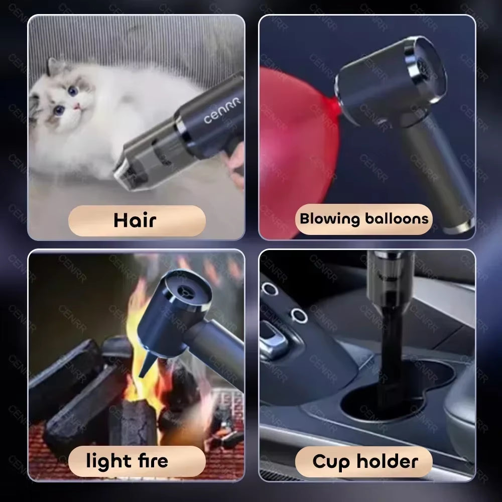 210000PA Car Vacuum Cleaner Mini Wireless Handheld Portable Vacuum Cleaner Strong Suction Vacuum Cleaner Cleaning Machine