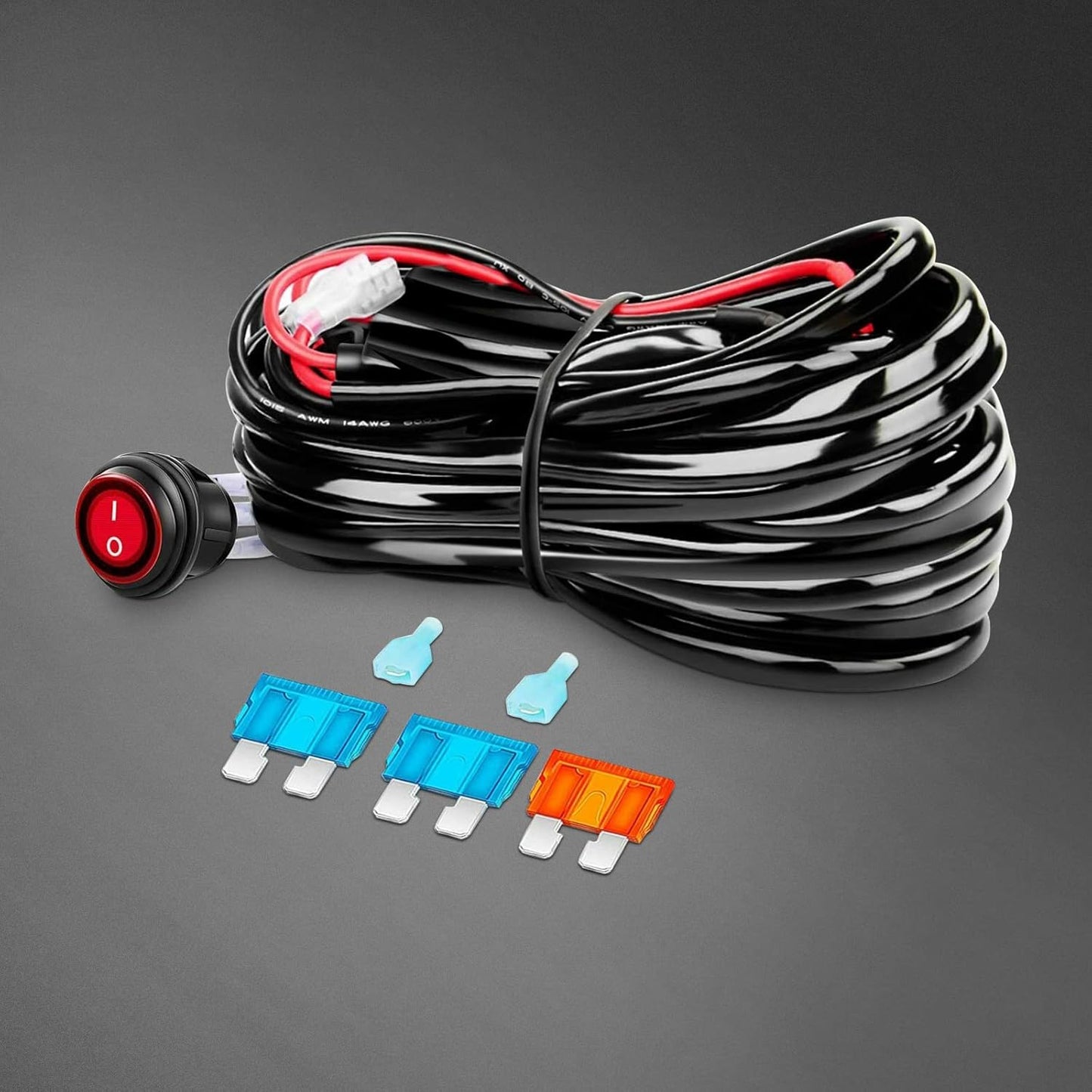 32 Pouces 80 Cm 405W Slim Incurvée Barre De Led 4X4 Avec 12V Faisceau De Câblage Kit, Led Light Bar, Barre Lumineuse Led Pour Offroad Véhicules Voiture Camions ATV, 6000K Feu Antibrouillard