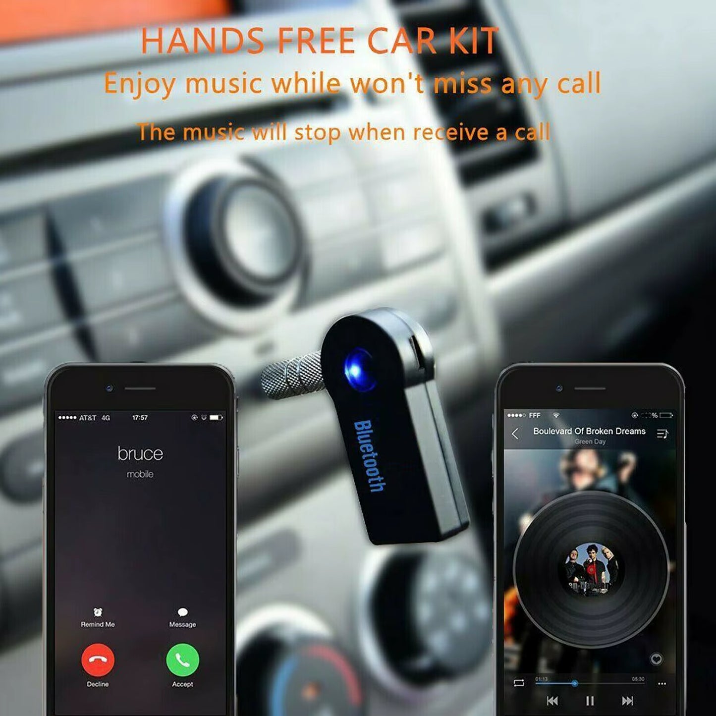 Updated 5.0 Bluetooth Audio Receiver Mini Bluetooth Stereo AUX USB for PC Headphone Car Handfree Wireless Adapter