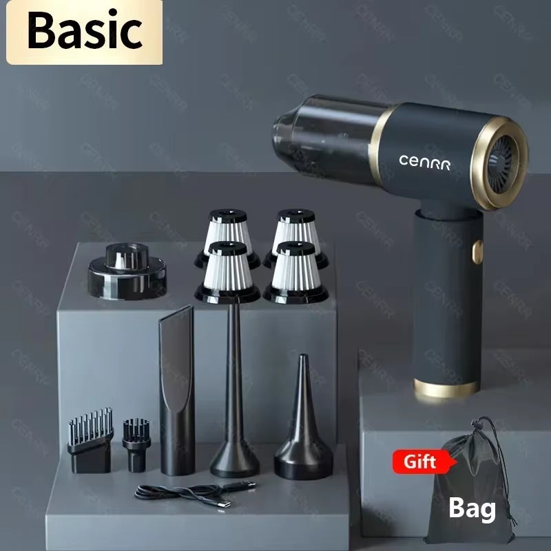 210000PA Car Vacuum Cleaner Mini Wireless Handheld Portable Vacuum Cleaner Strong Suction Vacuum Cleaner Cleaning Machine