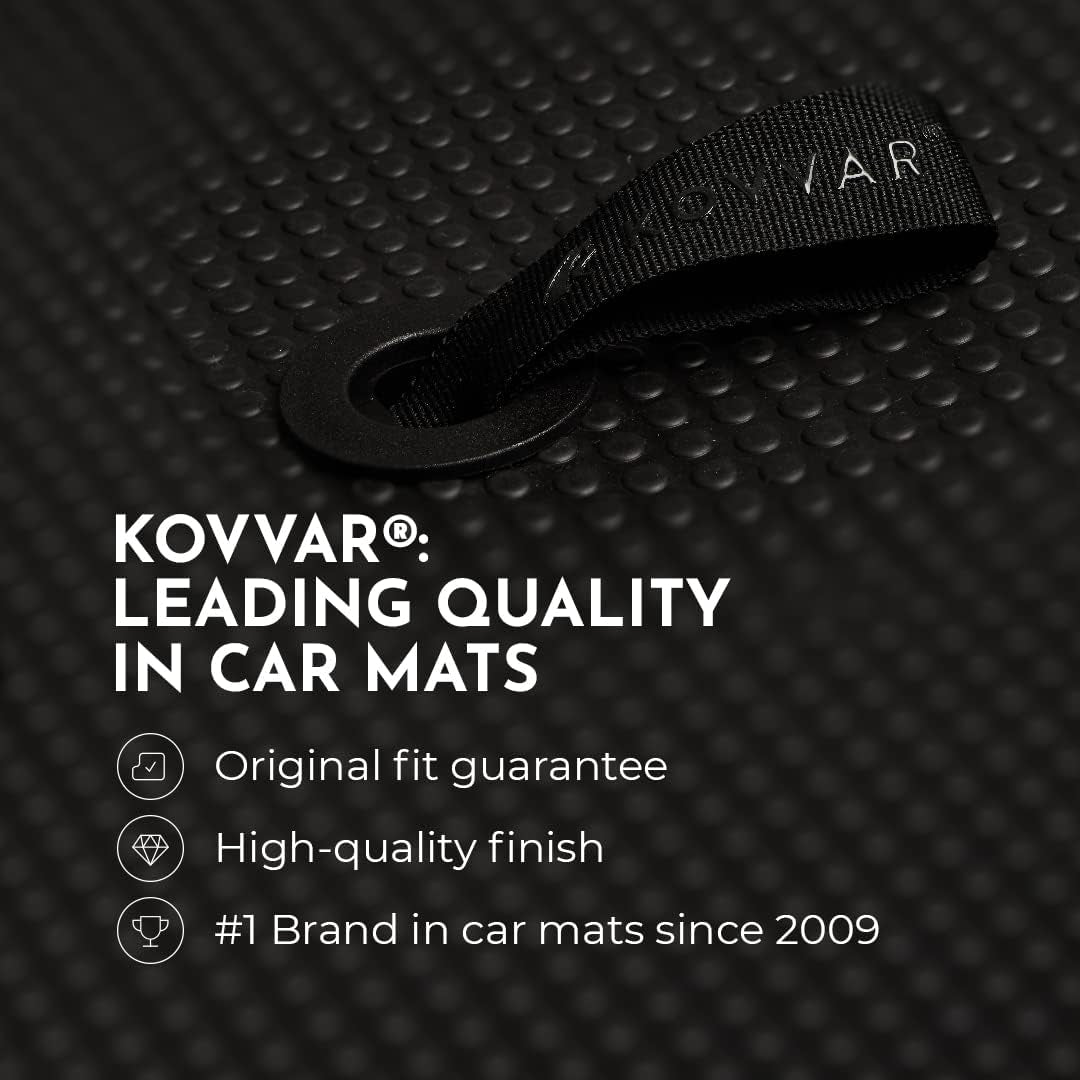 Kovvar Tapis De Coffre En Caoutchouc Duogrip Compatible Avec Volkswagen Touareg 2023-2025 Correspondant À La Version: Seulement Disponible Pour Modèles Plancher De Coffre Haut
