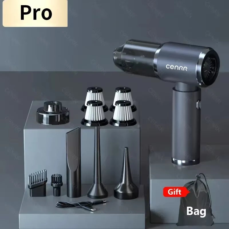 210000PA Car Vacuum Cleaner Mini Wireless Handheld Portable Vacuum Cleaner Strong Suction Vacuum Cleaner Cleaning Machine
