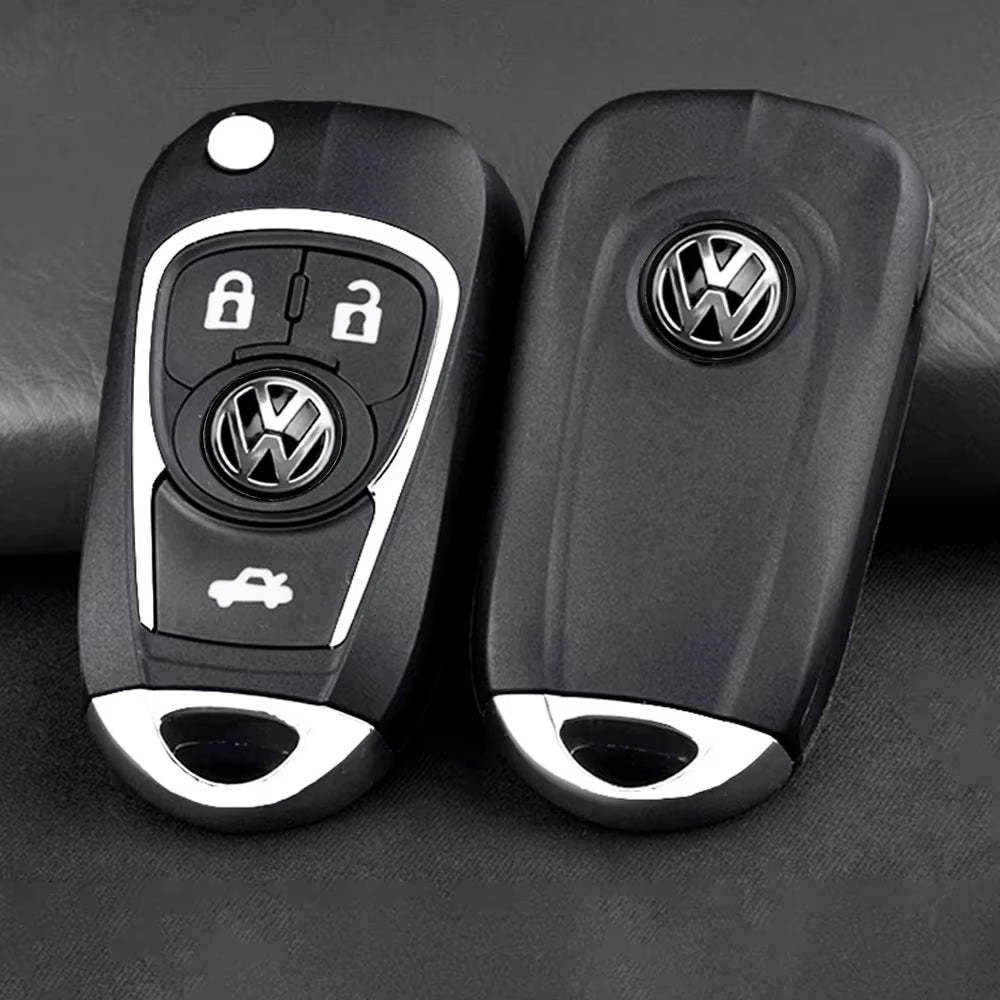 14MM Car Key Stickers Auto Control Keychain Emblem Accessories for VW Rline GTI R Polo Golf Passat Magotan Tiguan GTD