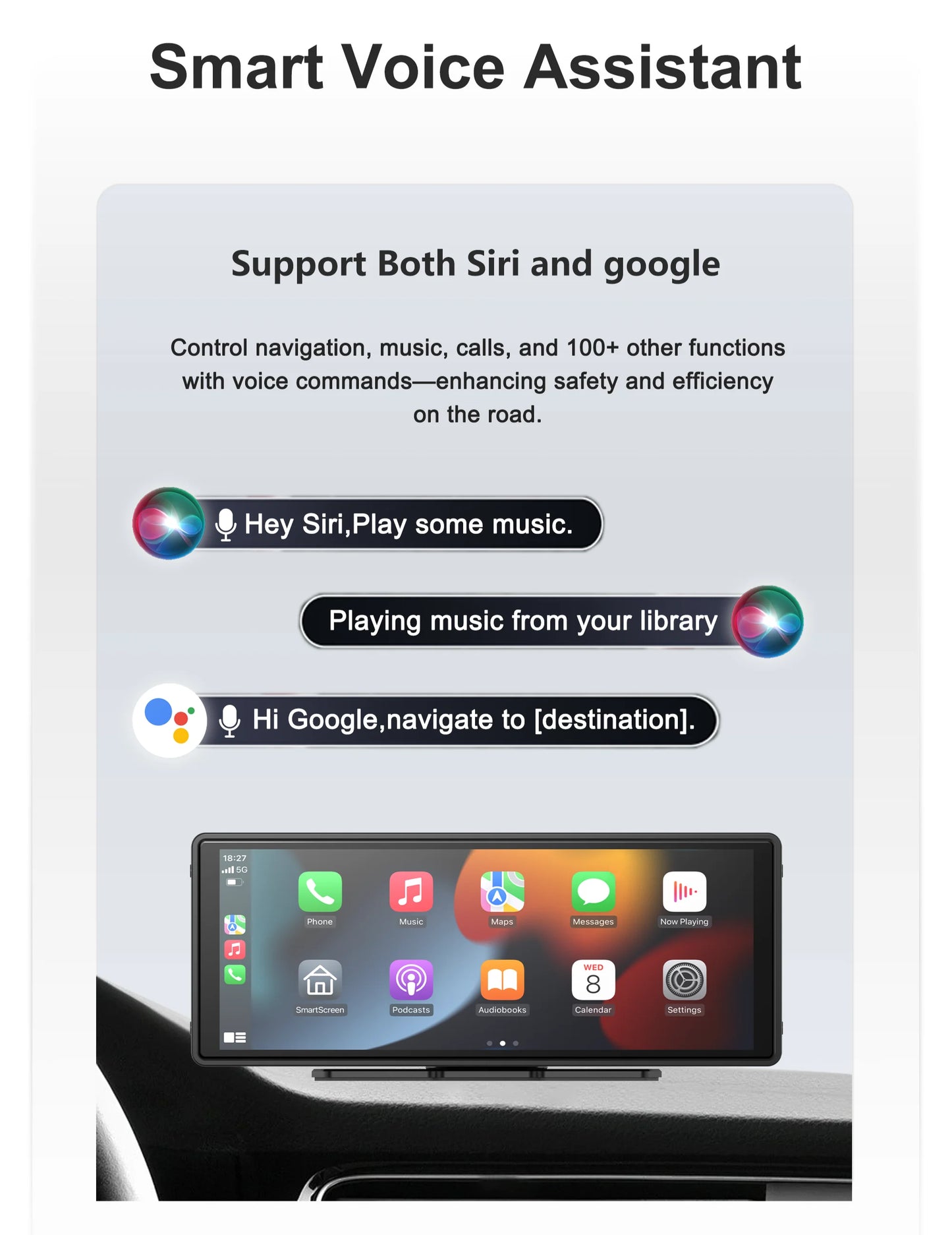 Ecran Apple Carplay/Android Auto