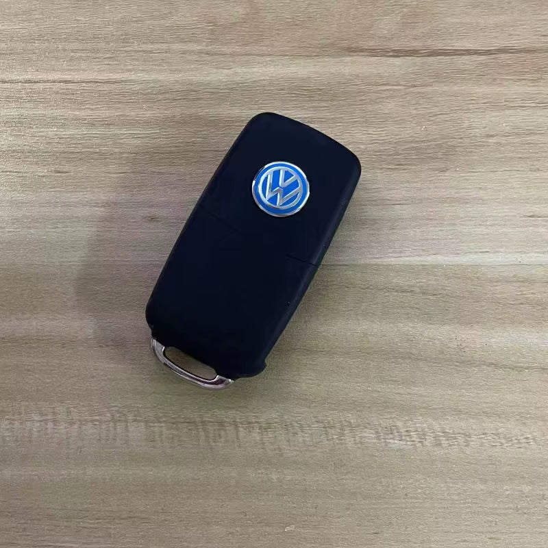 14MM Car Key Stickers Auto Control Keychain Emblem Accessories for VW Rline GTI R Polo Golf Passat Magotan Tiguan GTD