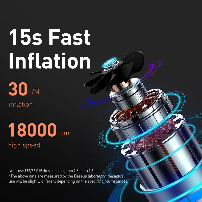 Mini Car Air Compressor 12V 150PSI Portable Car Tire Inflator Smart Digital Inflatable Pump for Car Bicycle Boat Air Pump