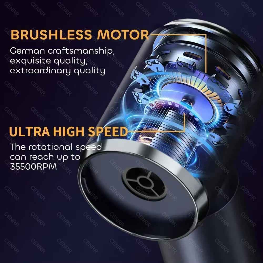 210000PA Car Vacuum Cleaner Mini Wireless Handheld Portable Vacuum Cleaner Strong Suction Vacuum Cleaner Cleaning Machine