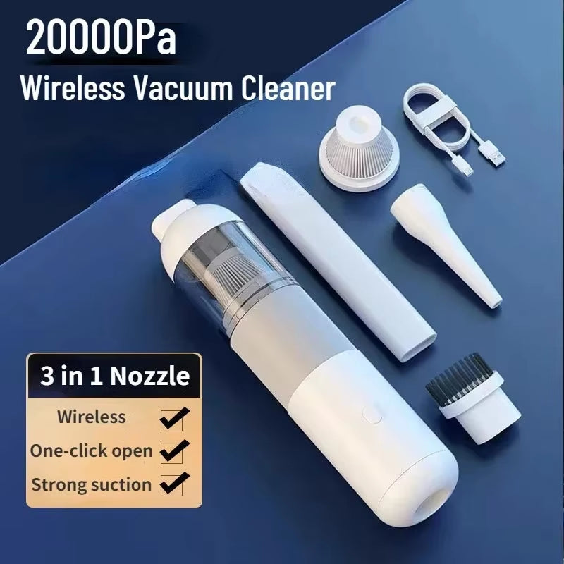 Wireless Car Vacuum Cleaner New 3-In-1 Automobile Vacuum Cleaner Portable Robot Vacuum Cleaner Mini Handheld Dust Catcher