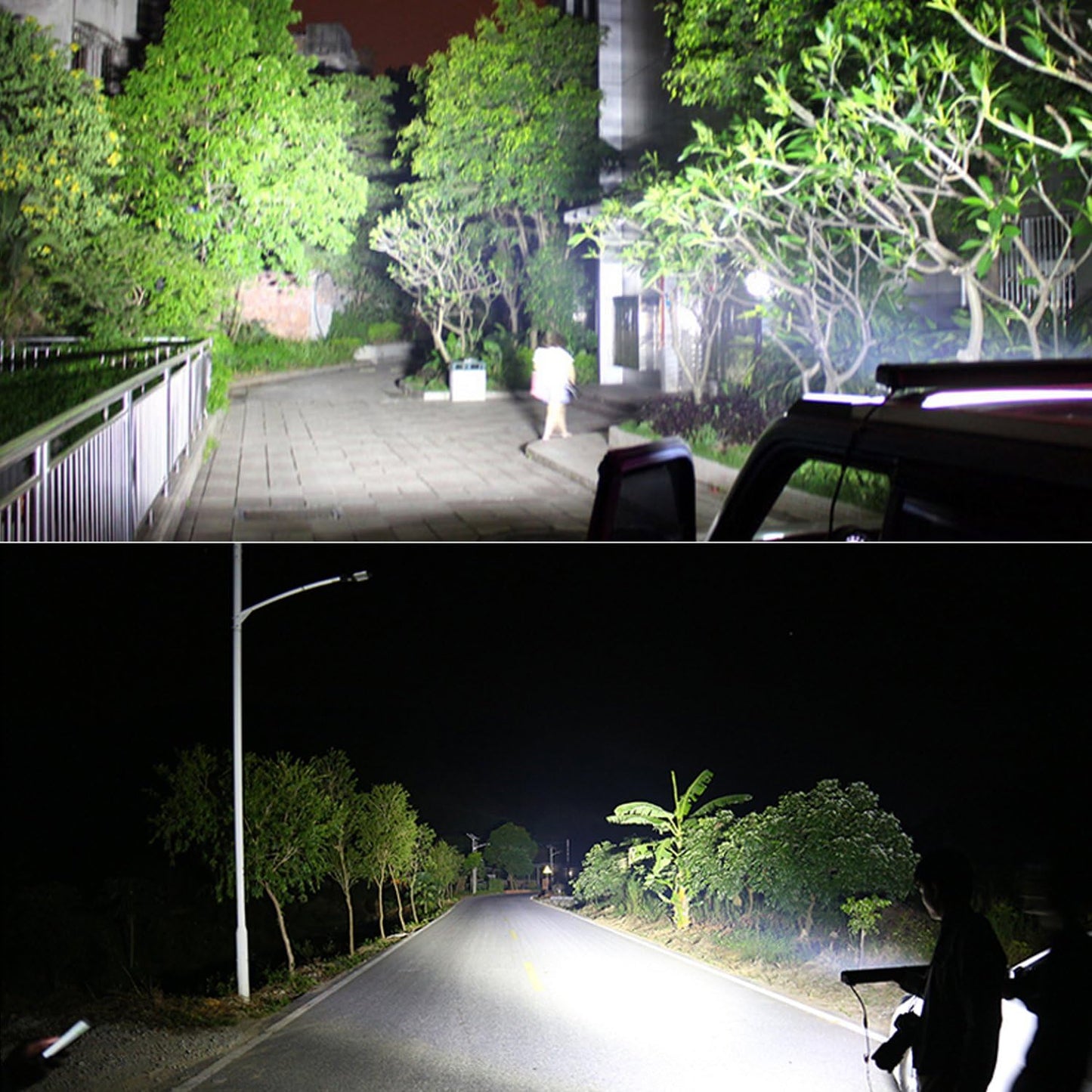 55 Cm 324W Triple Rangée 7D Barre Lumineuse LED De Travail Spot Inondation Combo Faisceau DC 12V-24V 6000K Offroad Véhicules 4X4 ATV Utvs