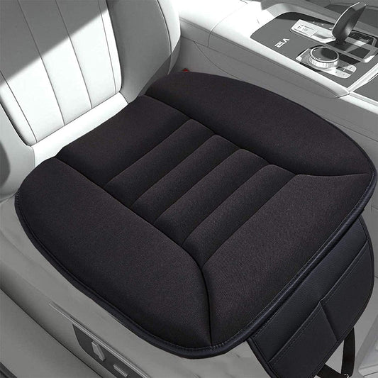 Coussin Voiture Siege,Housse De Siège, Mousse Mémoire Protection Chaise Confortable Antidérapant Tapis Couverture Siège, Pour Auto Bureau Domicile-Noir
