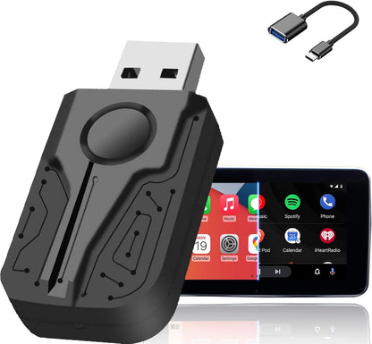 Autonano Adaptateur USB Carplay Sans Fil, Adaptateur Automatique Android, Facile Plug & Play, Compatible Avec Les Voitures À Partir De 2016 Et Iphone Android Phone 2024 Mise À Niveau