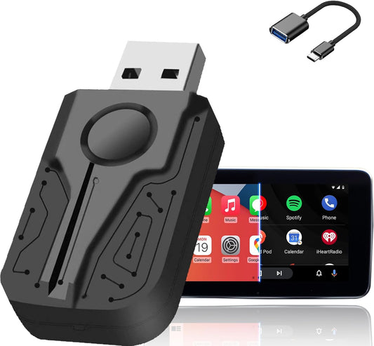 Autonano Adaptateur USB Carplay Sans Fil, Adaptateur Automatique Android, Facile Plug & Play, Compatible Avec Les Voitures À Partir De 2016 Et Iphone Android Phone 2024 Mise À Niveau