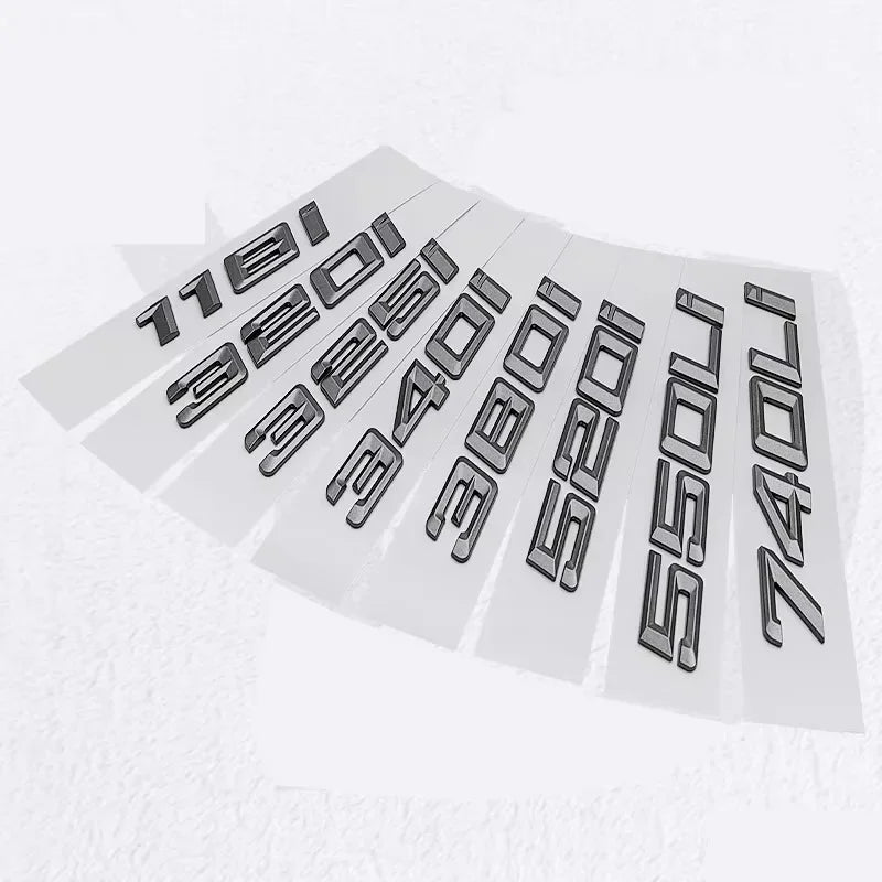 Badges BMW Serie 1, 3, 5,  7 