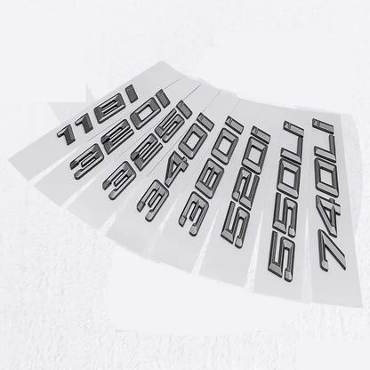 Badges BMW Serie 1, 3, 5,  7 