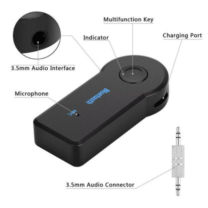 Updated 5.0 Bluetooth Audio Receiver Mini Bluetooth Stereo AUX USB for PC Headphone Car Handfree Wireless Adapter
