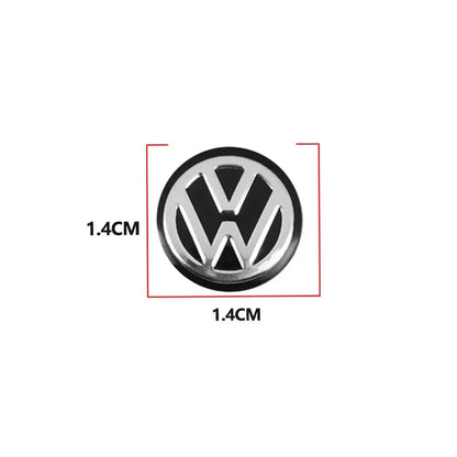 14MM Car Key Stickers Auto Control Keychain Emblem Accessories for  VW Rline GTI R Polo Golf Passat Magotan Tiguan GTD