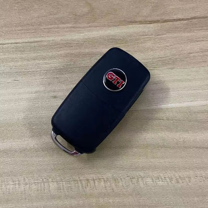 14MM Car Key Stickers Auto Control Keychain Emblem Accessories for  VW Rline GTI R Polo Golf Passat Magotan Tiguan GTD