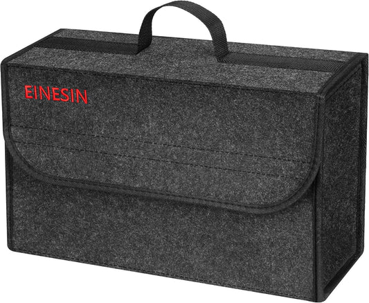 Sac De Coffre Voiture En Feutre, Organisateur De Coffre Pliable, Boite Rangement Pour Outils & Entretien - Shopping Et Accessoires De Voiture (L)